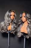 B1/Grey# HD Wig  Affordable Raw Precolored