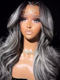 B1/Grey# HD Wig  Affordable Raw Precolored