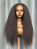 200% Density Kinky Straight Wig Virgin Hair