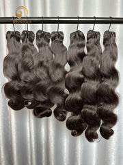 Affordable Raw Body Wave Bundle Weft - #1B