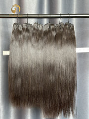 Straight Affordable Raw Bundle Weft - #1B