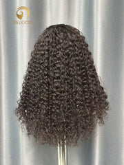 U part wig Italian Curly 3 Bundle Made