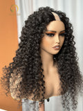 U part wig Deep Wave 3 Bundle Made