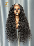U part wig Loose Curly/Natural Wave 3 Bundle Made