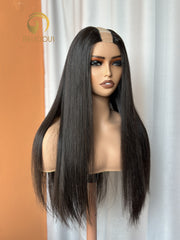 U-part Wig Straight 3 Bundle Made