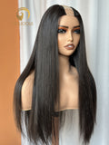 U-part Wig Straight 3 Bundle Made