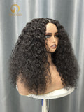 V Part Wig Burmese Curly 3 Bundle Made