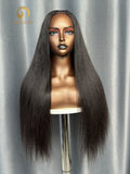 V Part Wig Yaki Straight 3 Bundle Made