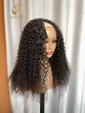 V Part Wig Jerry Curly 3 Bundle Made