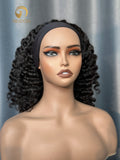 Uniform Burmese Curly Headband Wig