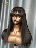 Virgin Straight Fringe Wig 4*4 HD