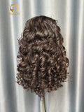 Raw Cambodia Loose Curly Wig Half Wig 4 Bundles Made
