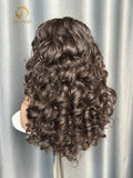 Raw Cambodia Loose Curly Wig Half Wig 4 Bundles Made
