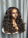 Raw Cambodia Loose Curly Wig Half Wig 4 Bundles Made