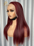 Burgundy Virgin Color Wig