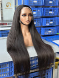 Raw Cambodia Straight Wig 4 Bundles Made