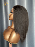 180% Density Kinky Straight Wig Virgin Hair