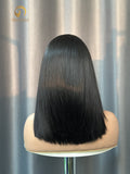Jet Black Bob Headband Wig