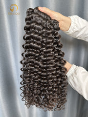 Affordable Raw Deep Wave Bundle Weft - #1B