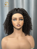 Raw Cambodia Kinky Curly Half Wig 3 Bundles Made