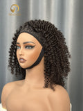 Raw Cambodia Kinky Curly Half Wig 3 Bundles Made
