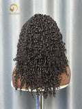 SDD Pixie Curly Half Wig