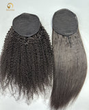 Yaki Straight Ponytail Virgin Hair