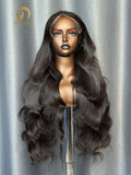 Raw Cambodia Neat Body Wave Wig 4 Bundles Made