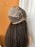 Kinky Straight HD Full Lace Wig Virgin Hair