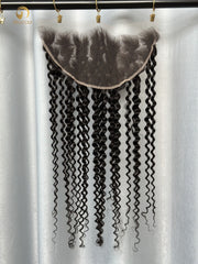 Virgin 13*6 HD Deep Wave Long Frontal Lace