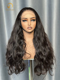 Raw Cambodia DD 3 Bundles Made Body Wave Wig