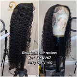 200% Density Jerry Curly Wig Virgin Hair
