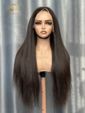 #2 Yaki Straight Virgin Wig
