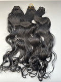 Virgin Loose Wave Bundle Dyed to Jet Black
