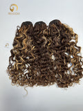 Raw Cambodia Deep Wave Bundle Dye to Honey Blonde