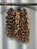 Raw Cambodia Deep Wave Bundle Dye to Honey Blonde