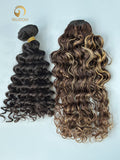 Raw Cambodia Deep Wave Bundle Dye to Honey Blonde