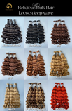 #27 Loose Deep Wave Bulk Hair for Bobo braiding