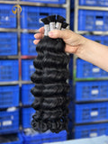 Jet Black LDW Bulk Hair for Bobo Braiding