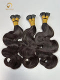 #1B Body Wave Bulk Hair for Bobo braiding