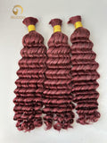 #99J Deep Wave Bulk Hair for Bobo braiding