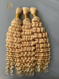 $613 Deep Wave Bulk Hair for Bobo braiding