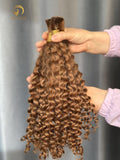 30# Bulk Hair for Bobo Braiding - Deep Curly
