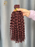 99J# Bulk Hair for Bobo Braiding - Deep Curly