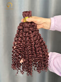 99J# Bulk Hair for Bobo Braiding - Deep Curly