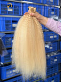 #613 Kinky Straight Bulk Hair for Bobo braiding