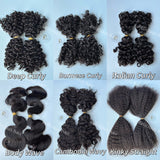 SDD Deep Wave Bulk Hair for Bobo Braiding