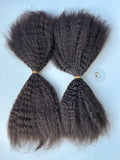 SDD Kinky Straight Bulk Hair for Bobo Braiding