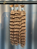 30# Bulk Hair for Bobo Braiding - Deep wave