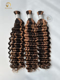 1B30# Bulk Hair for Bobo Braiding - Deep wave